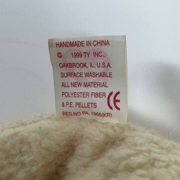 TY Beanie Baby Ewey the Lamb 1999 – Rare Vintage Plush - Picture 6 of 7